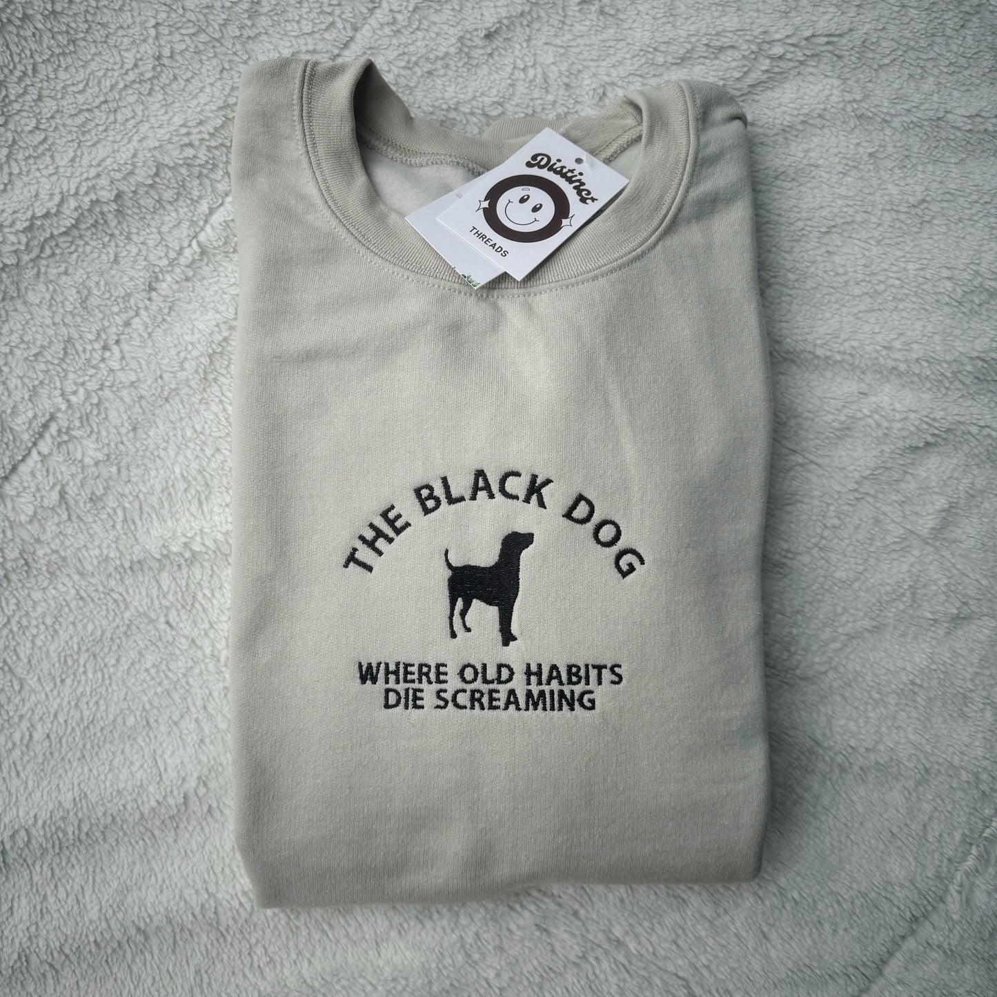 The Black Dog Taylor Inspired Embroidered Crewneck Sweatshirt