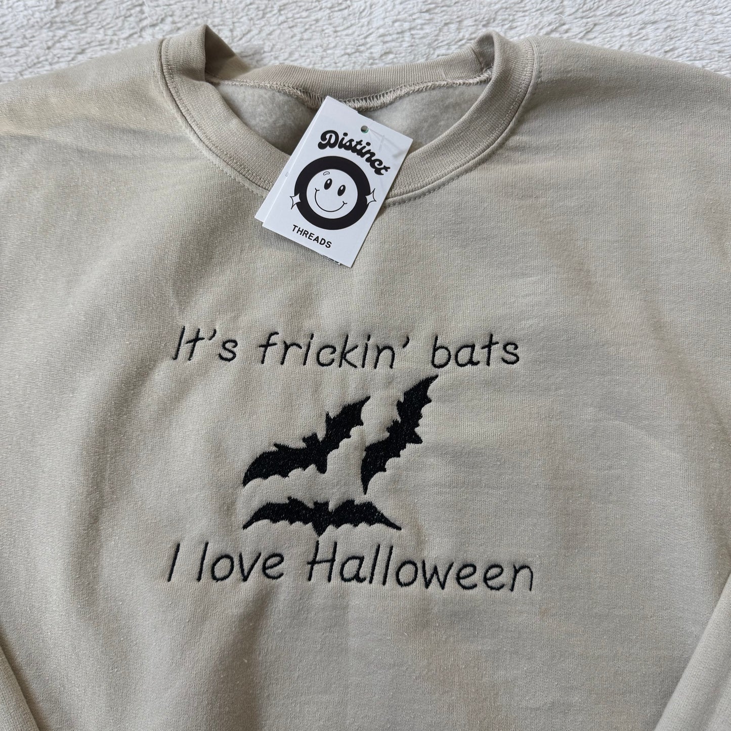 It's Frickin' Bats Ready To Ship Embroidered Crew - Size Small