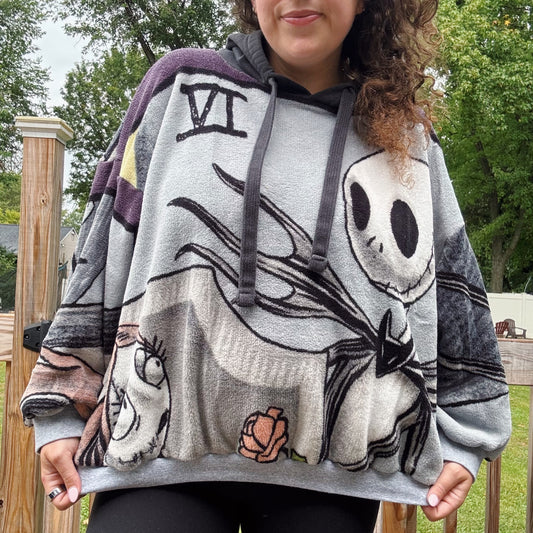 Skelly Lovers Blanket Hoodie - Size S-2XL