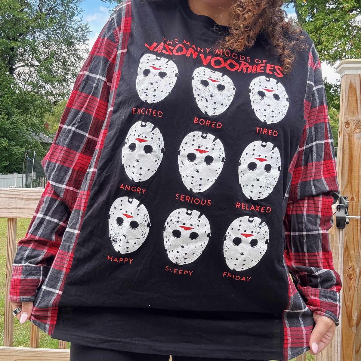 Jason Moods Flannel Tee - Size S-XL