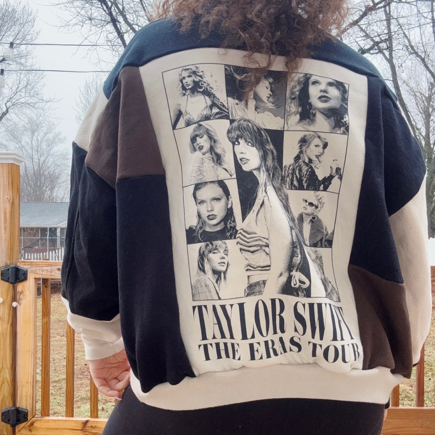Eras Patchwork Crewneck - Size XS-XL