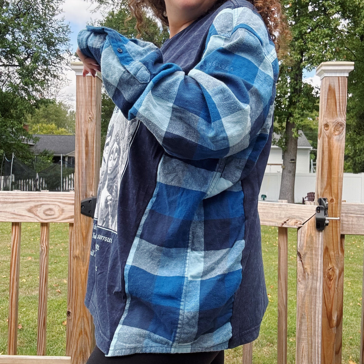 Forever Tied Flannel Tee - Size M-2XL