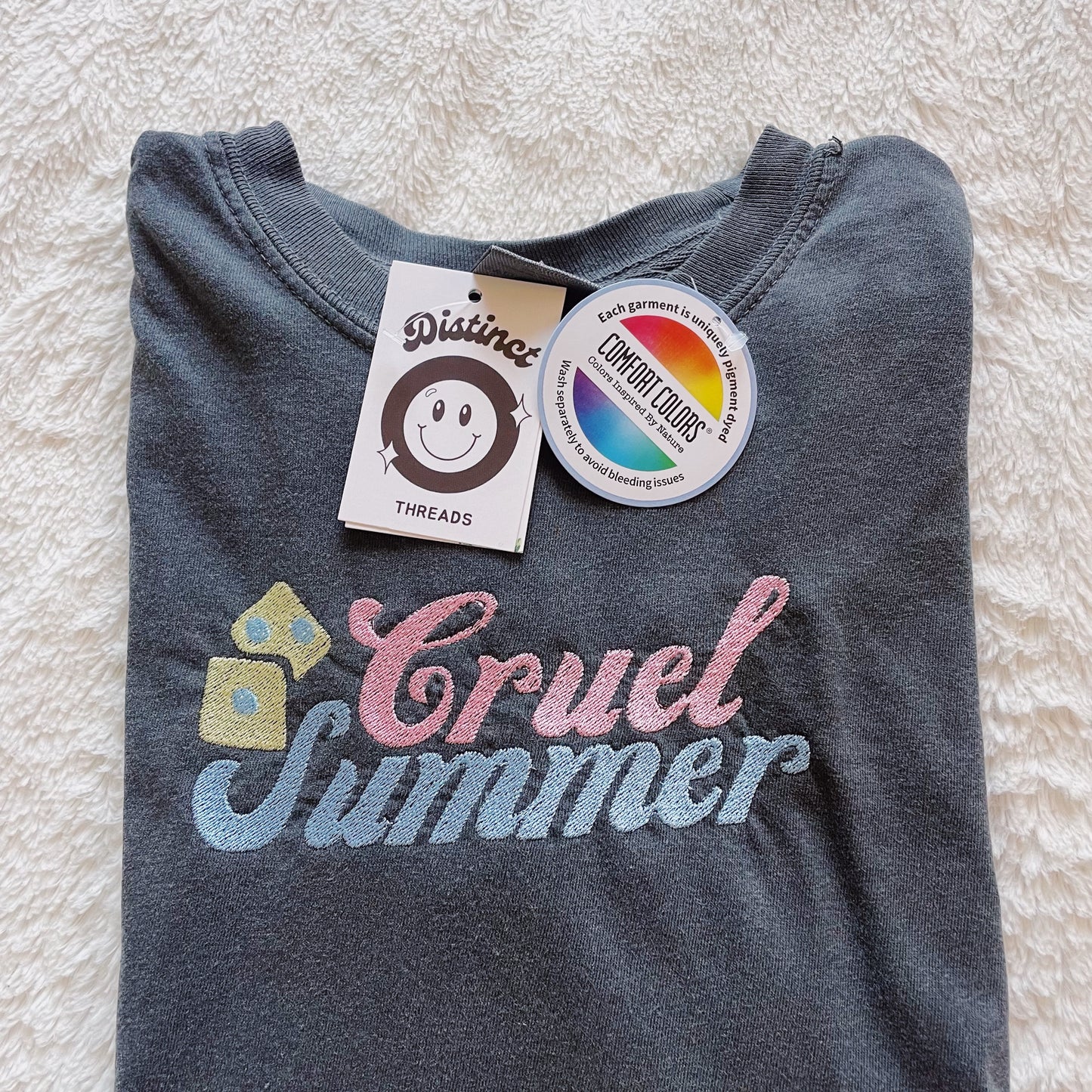 Cruel Summer Taylor Inspired Embroidered T-Shirt