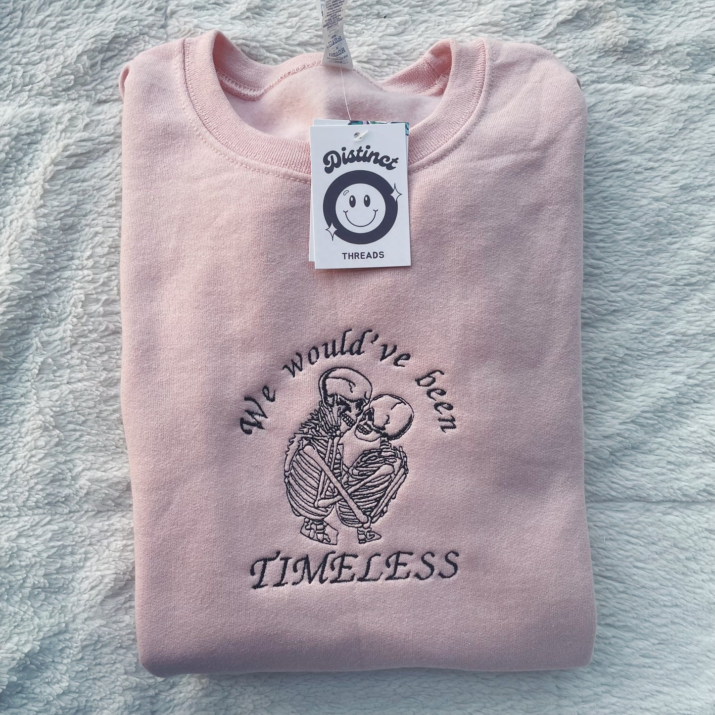 Timeless Taylor Inspired Embroidered Crewneck Sweatshirt