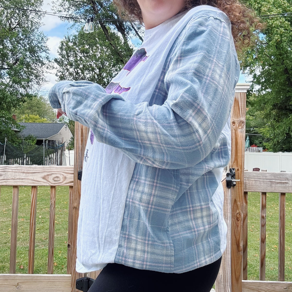 Levitating Flannel Tee - Size XS-L