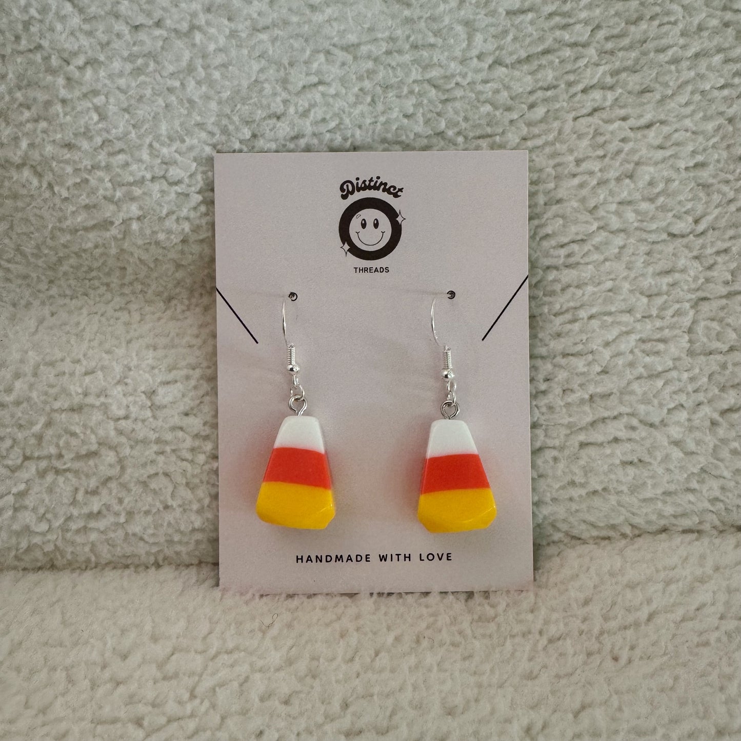 Candy Corn Dangly Earrings