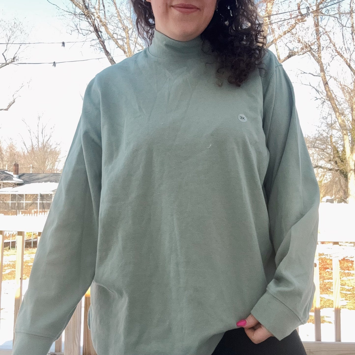 Eagle Tapestry Mockneck - Size M-3X