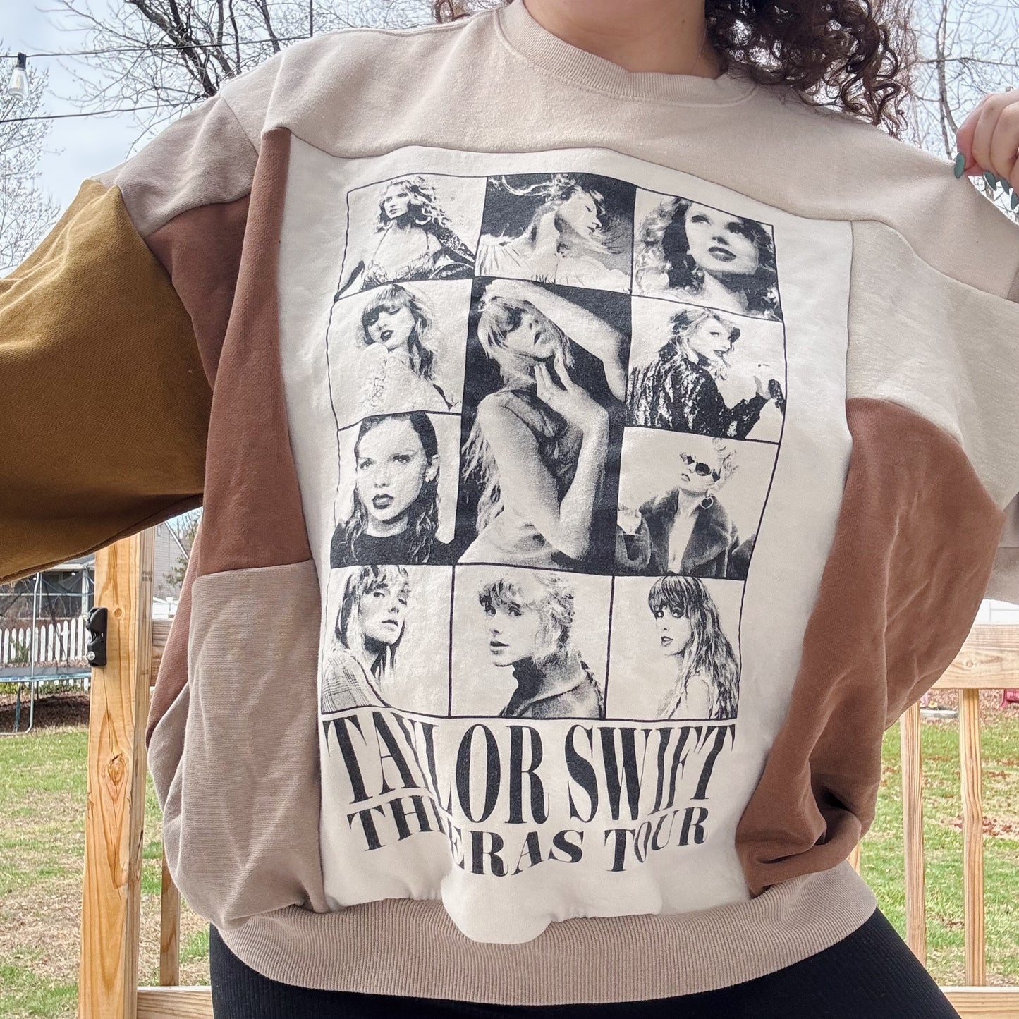 Taylor Patchwork Hoodie - Size XS-2XL