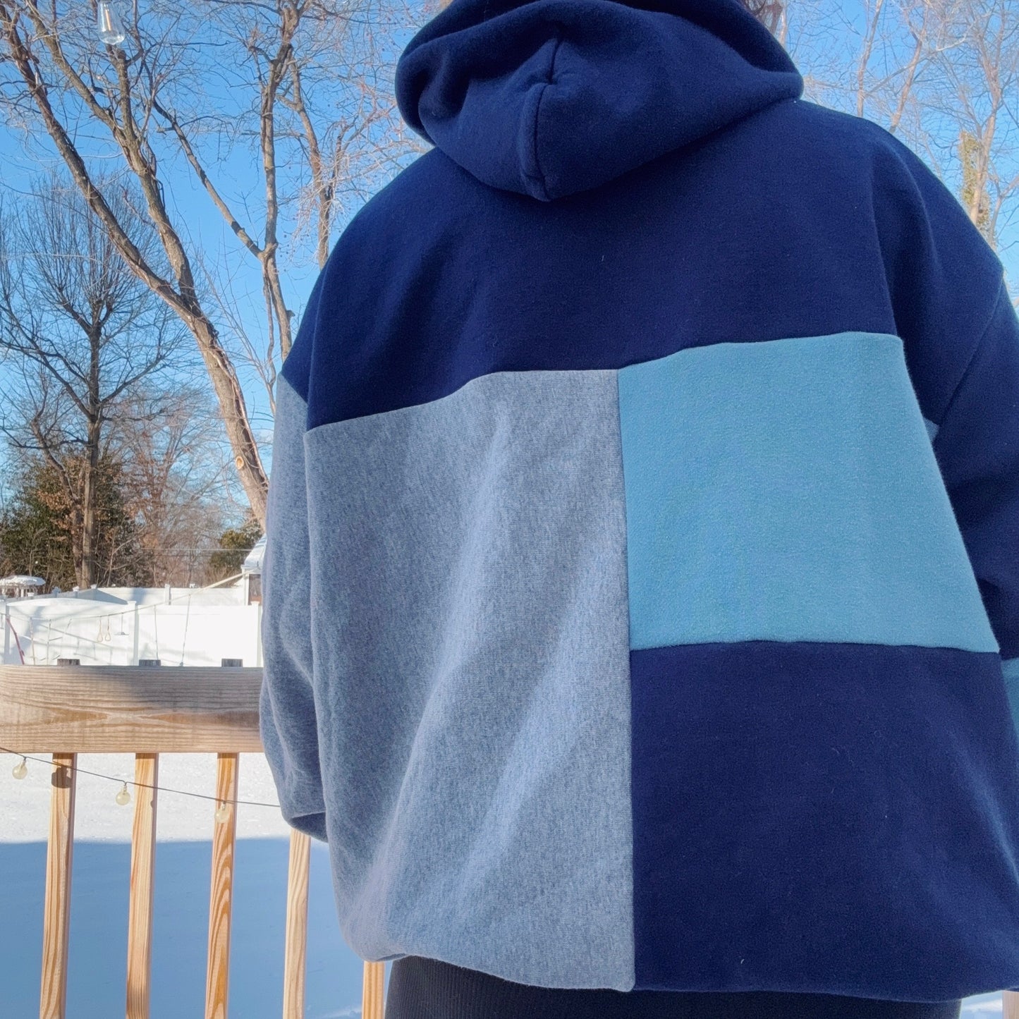 Yanks Patchwork Hoodie - Size S-2XL