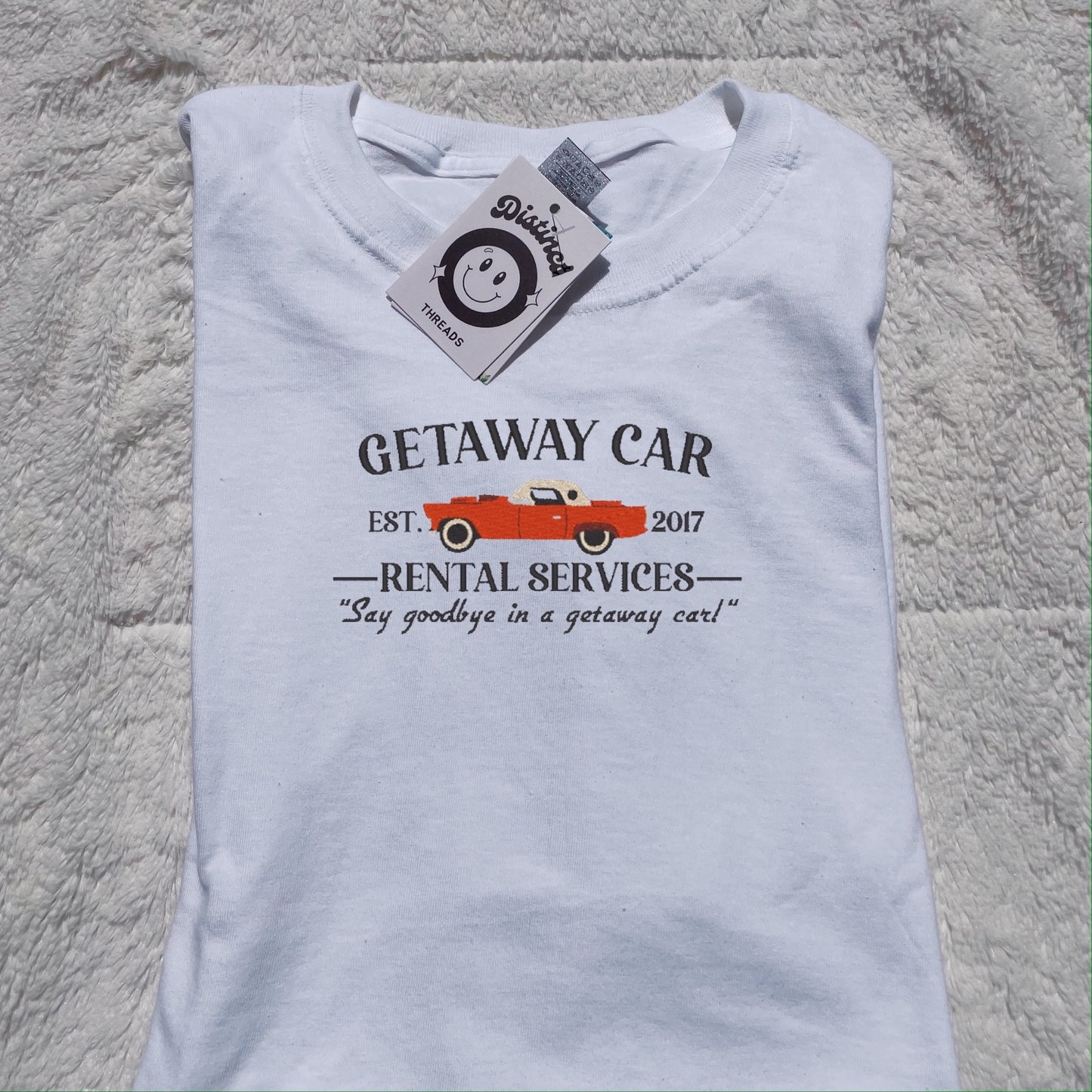 Getaway Car Taylor Inspired Embroidered T-Shirt