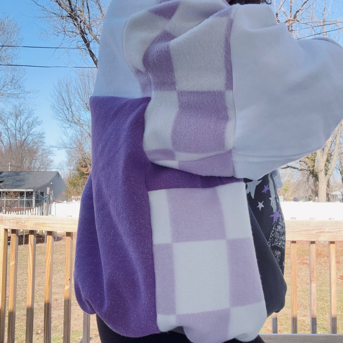 Guts Patchwork Hoodie - Size XS-2XL