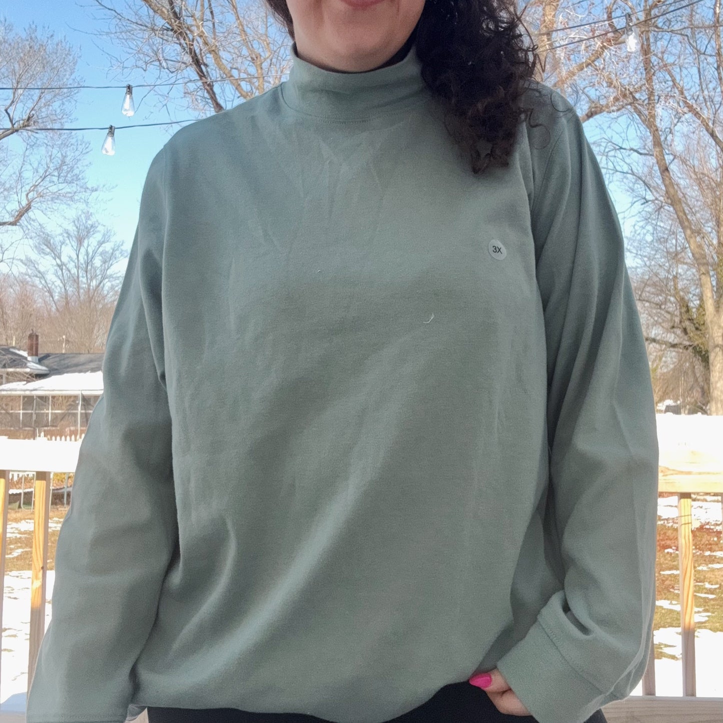 Eagle Tapestry Mockneck - Size M-3X