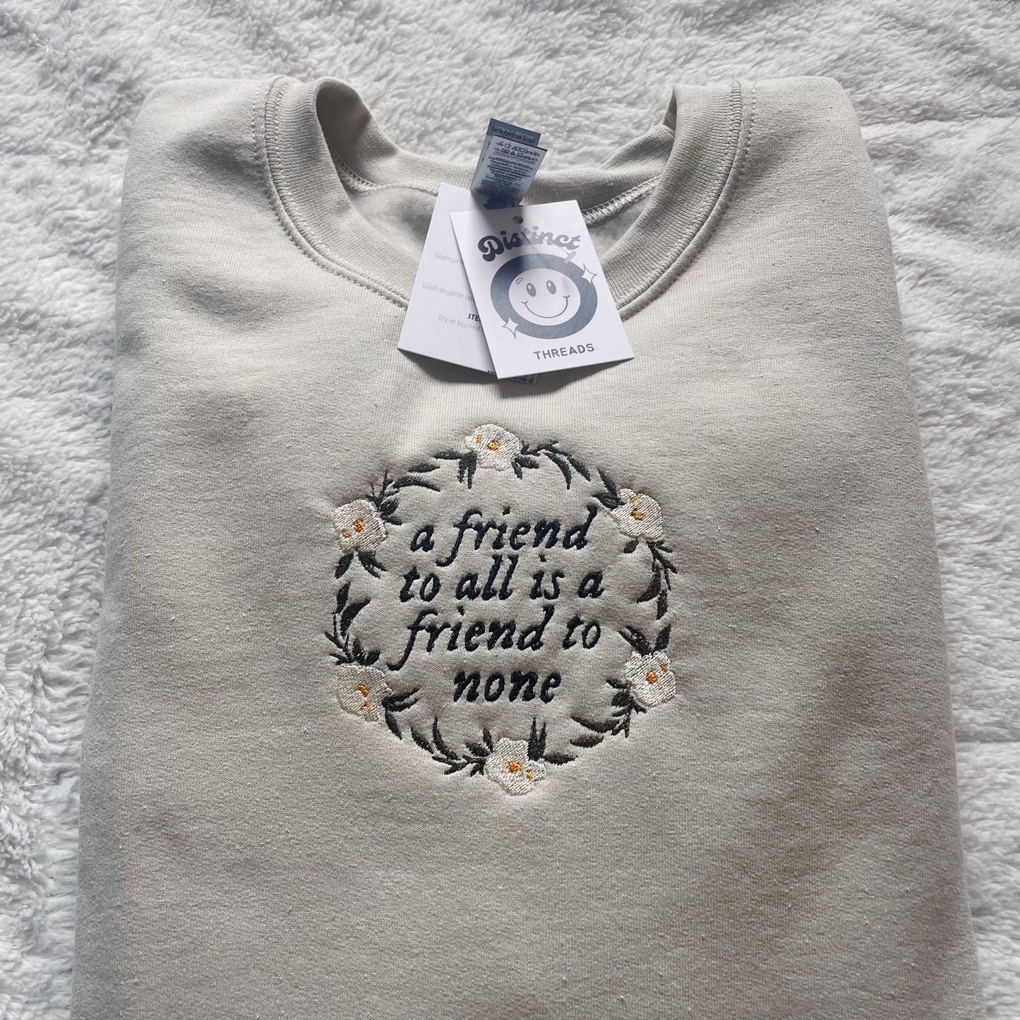 Cardigan Taylor Inspired Embroidered Crewneck Sweatshirt