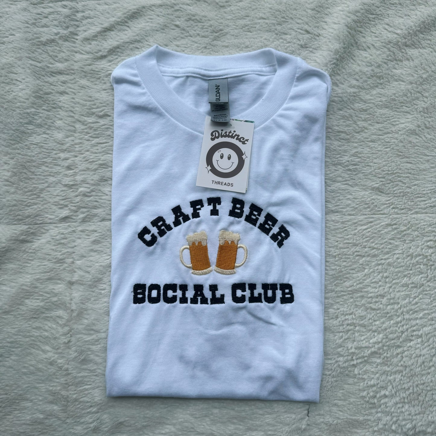 Craft Beer Social Club Embroidered T-Shirt