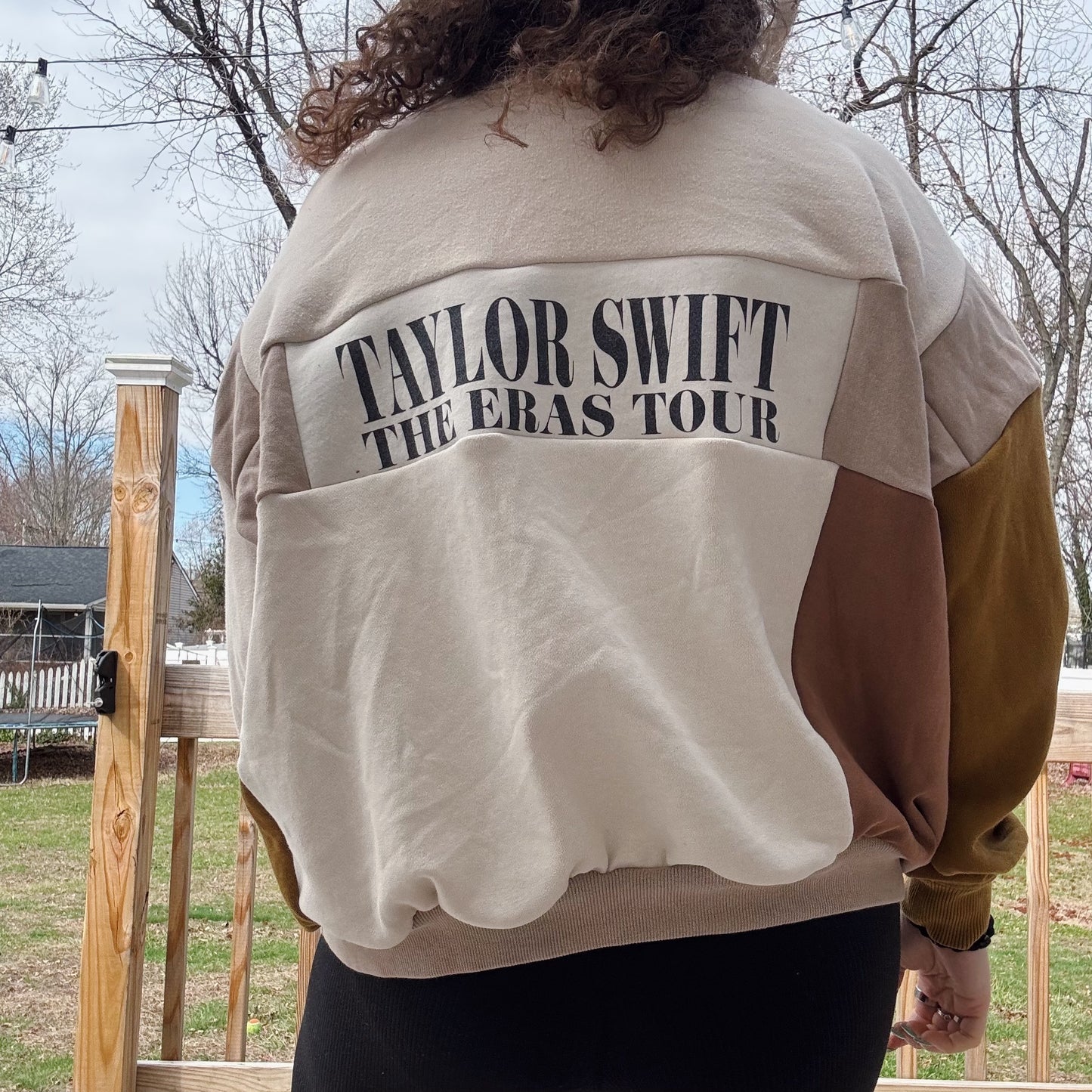 Taylor Patchwork Hoodie - Size XS-2XL