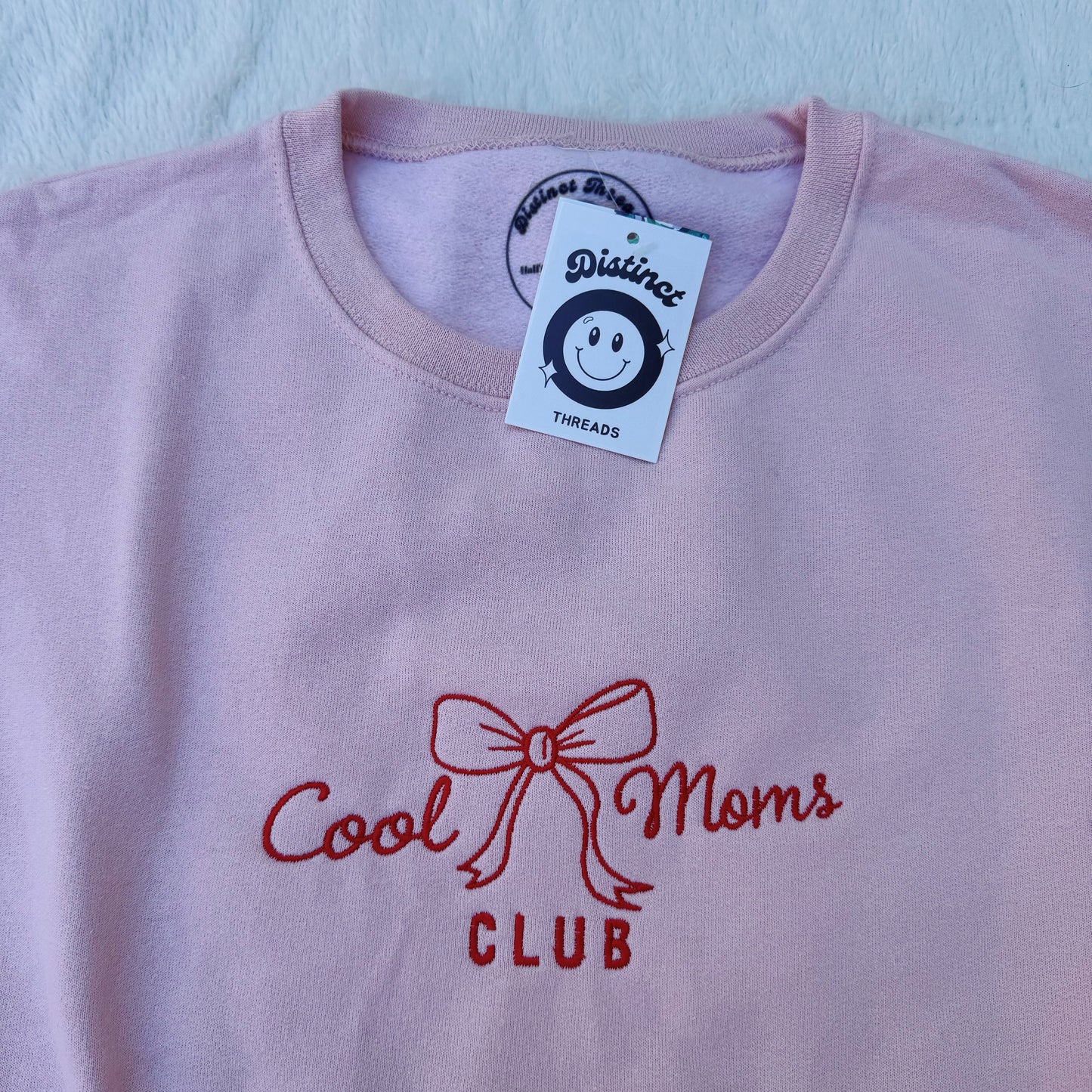 Cool Moms Club Ready To Ship Embroidered Crew - Size XL
