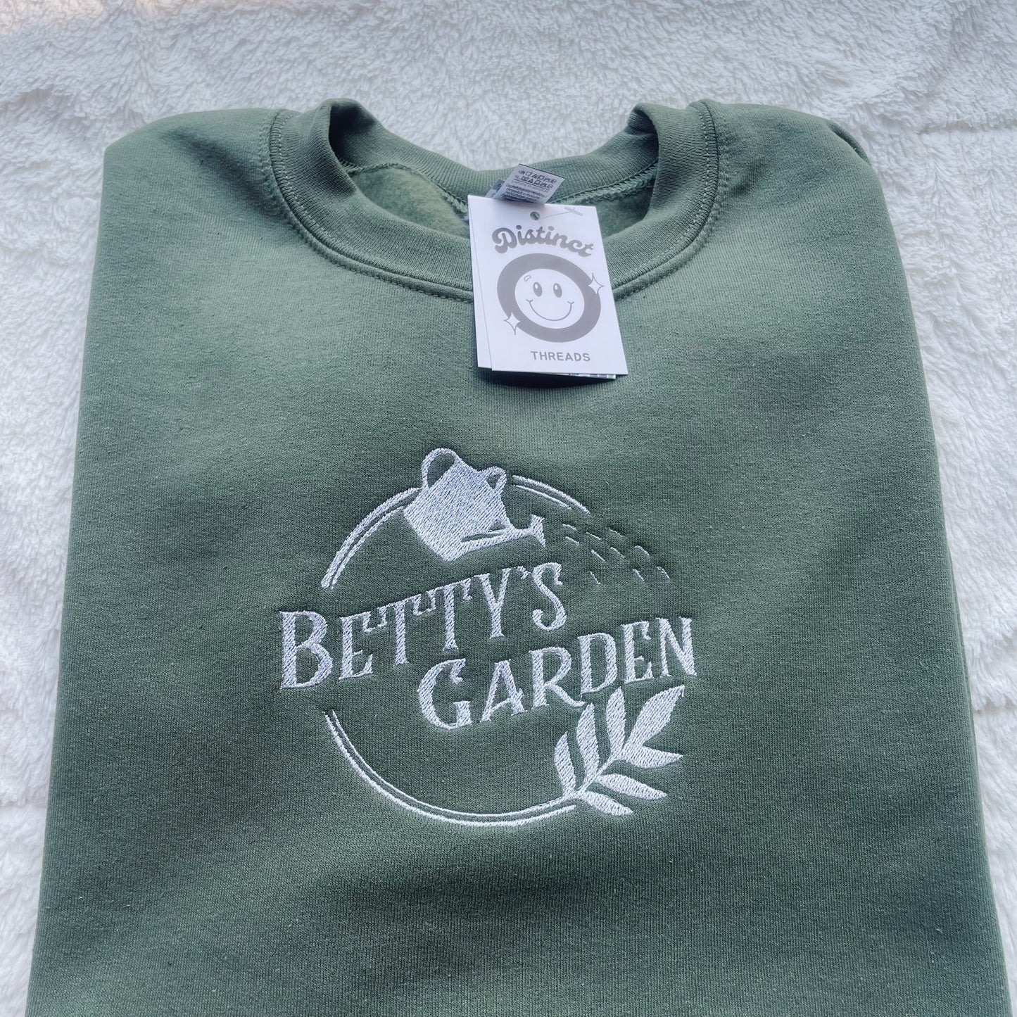 Betty's Garden Taylor Inspired Embroidered Crewneck Sweatshirt