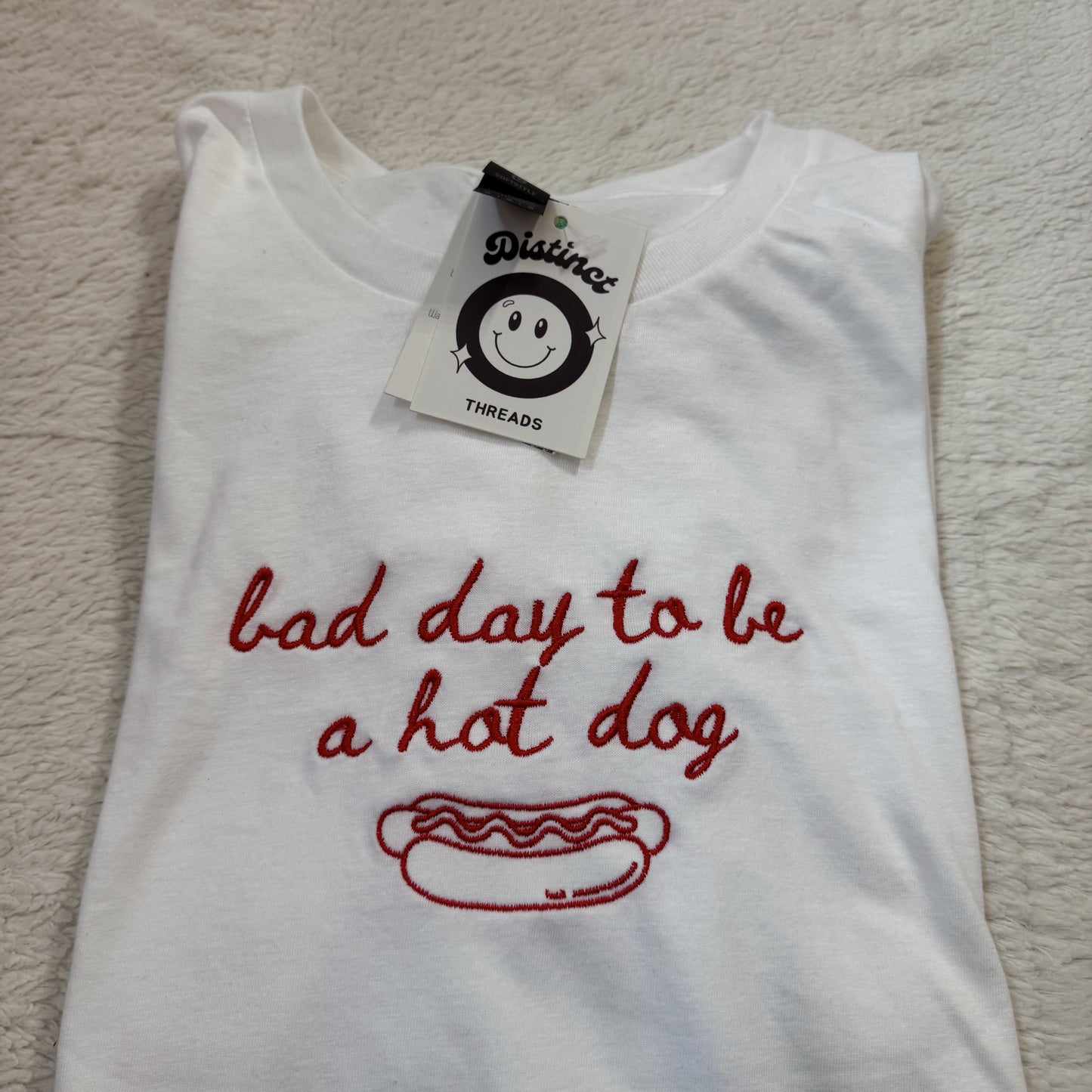 Bad Day To Be Hot Dog Embroidery