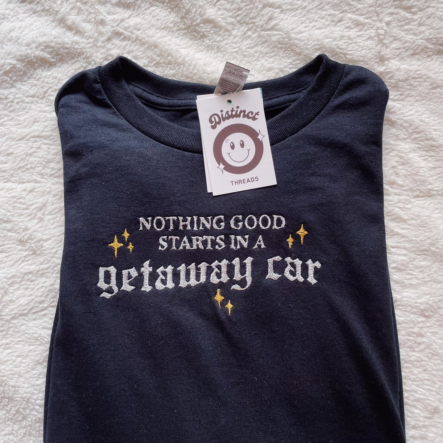 Getaway Car Taylor Inspired Embroidered T-Shirt