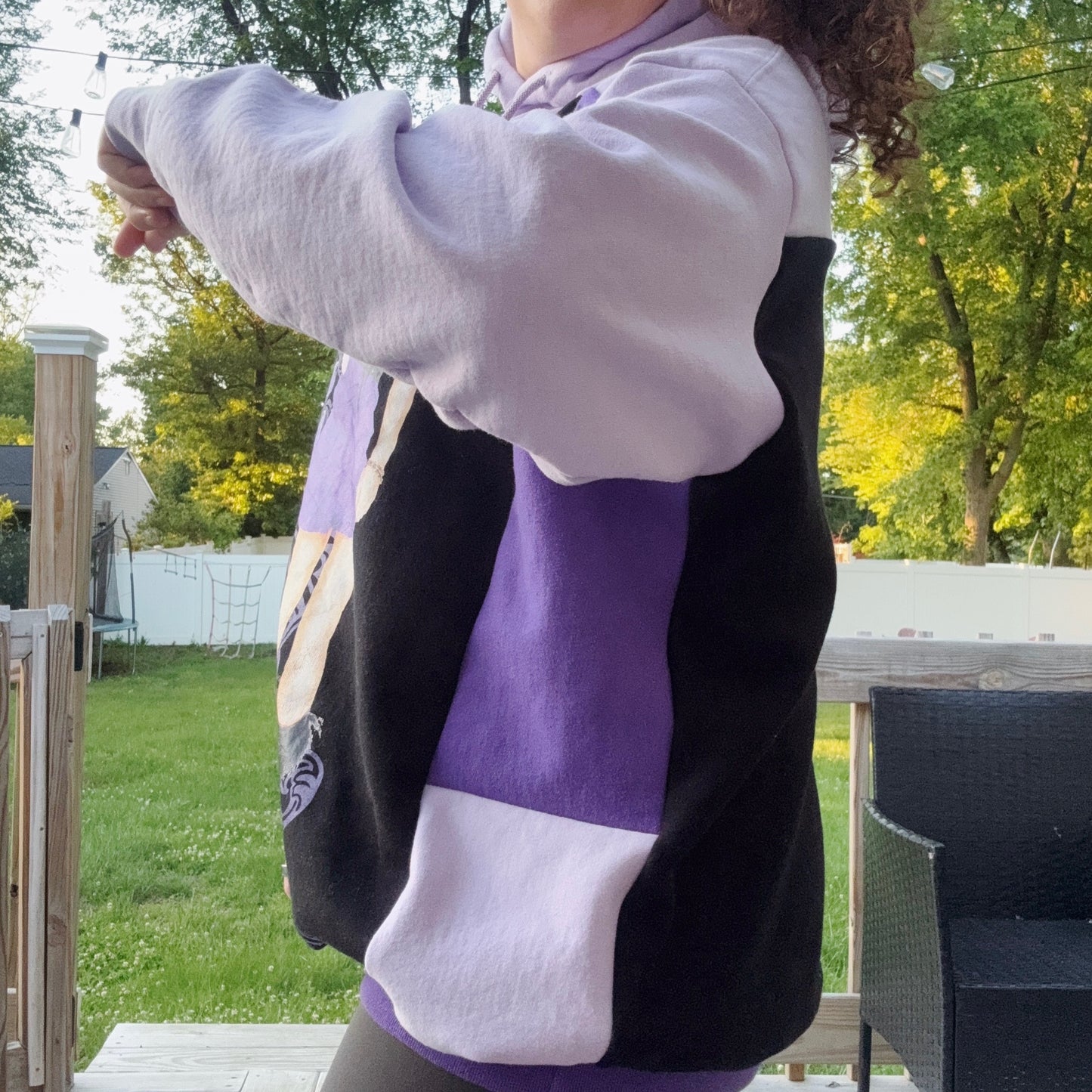 Part-Time Popstar Patchwork Hoodie - Size S-XL