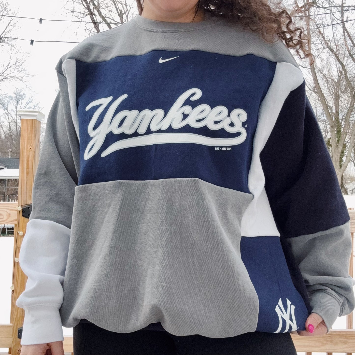 Yanks Patchwork Crewneck - Size XS-XL