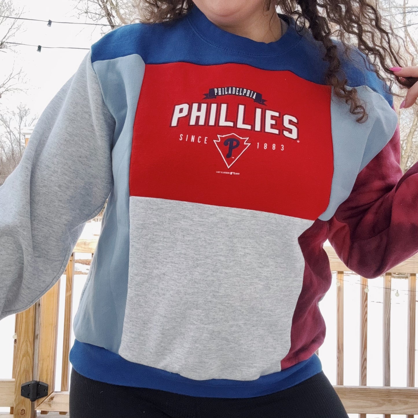 Phils Patchwork Crewneck - Size XS-M