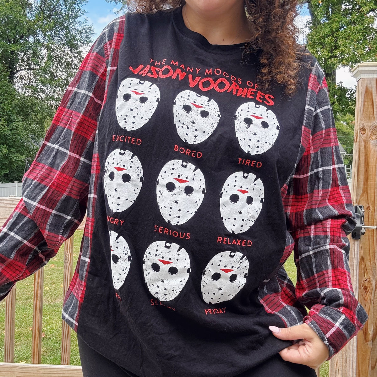 Jason Moods Flannel Tee - Size S-XL