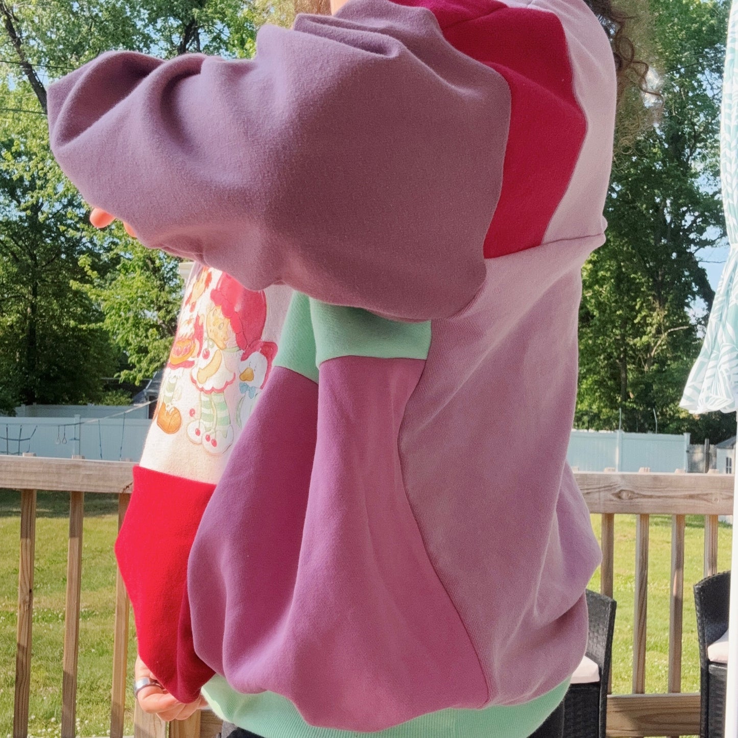 Strawberry Shortcake Patchwork Crew - Size S-XL