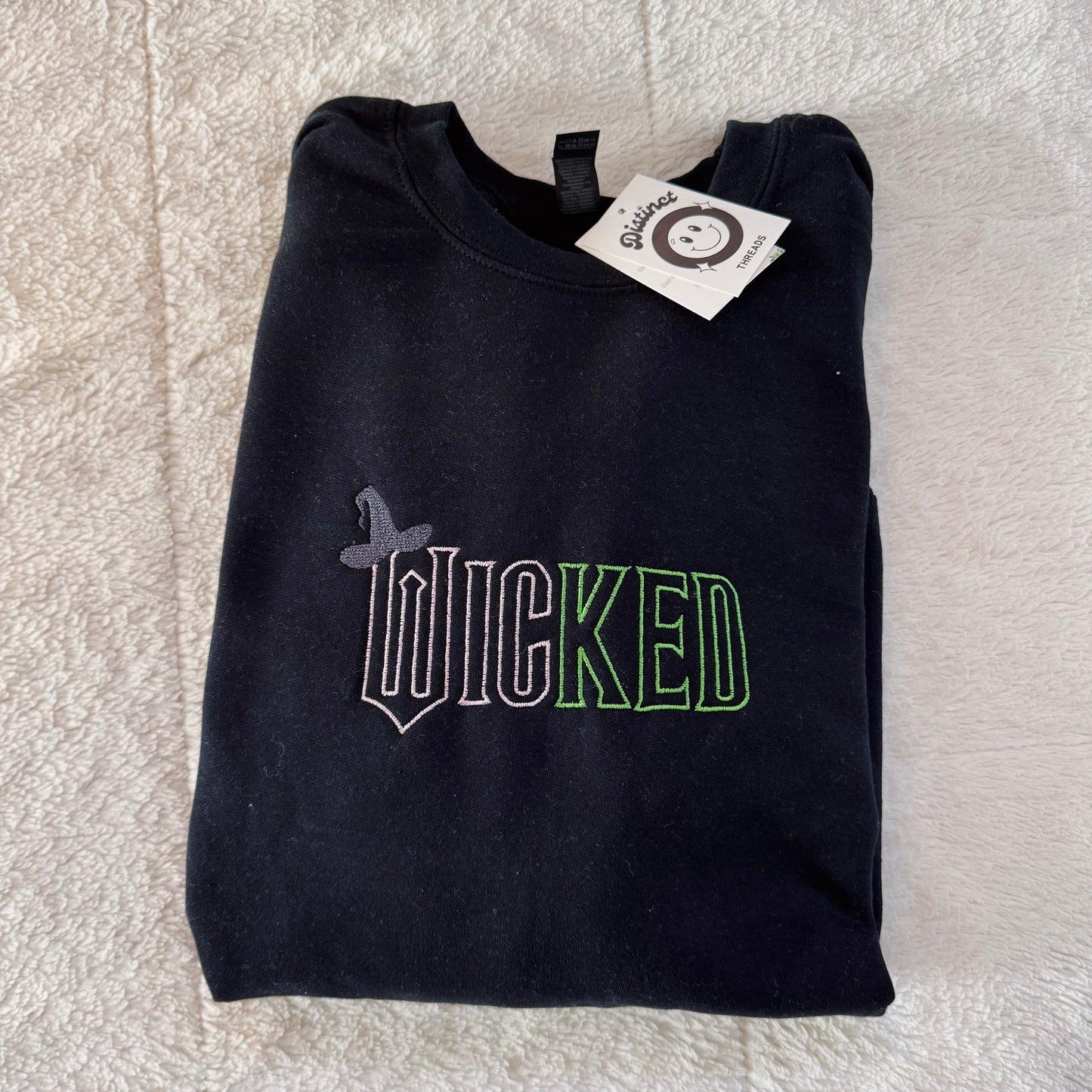 Wicked Inspired Embroidered Crewneck Sweatshirt