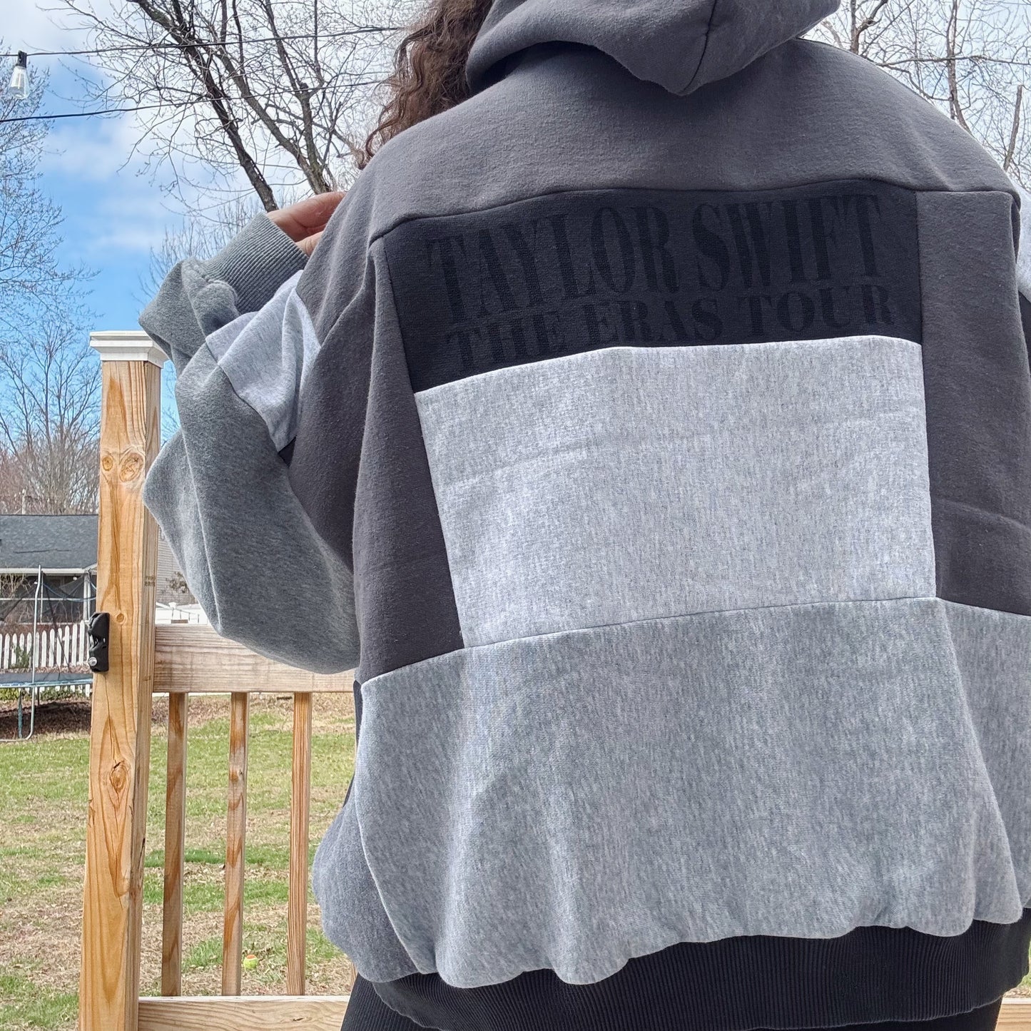 Taylor Patchwork Hoodie - Size S-2XL