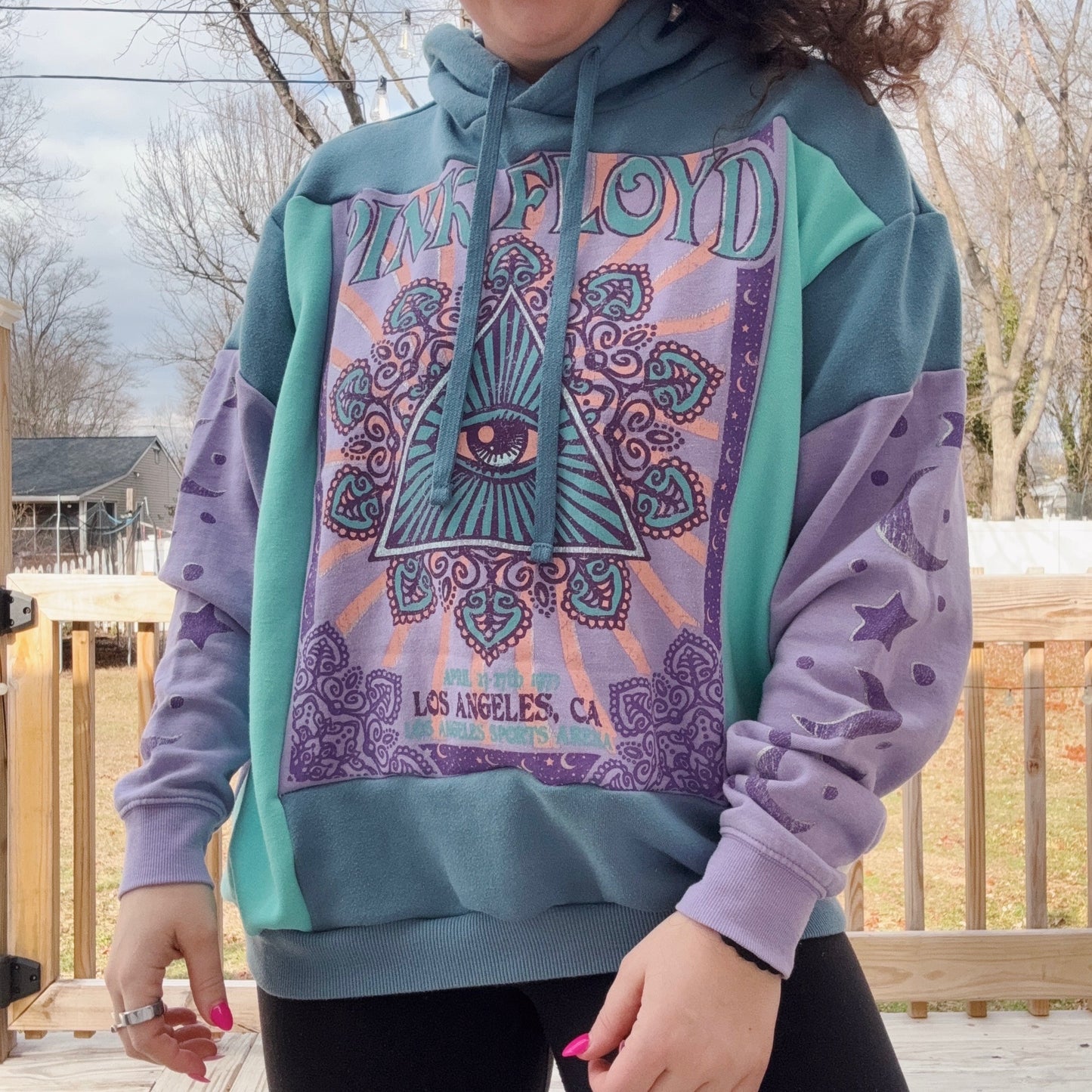 Floyd Patchwork Hoodie - Size XS-XL