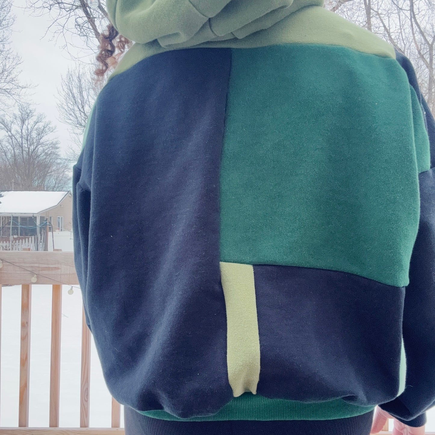 Elfie Patchwork Hoodie - Size XS-2XL