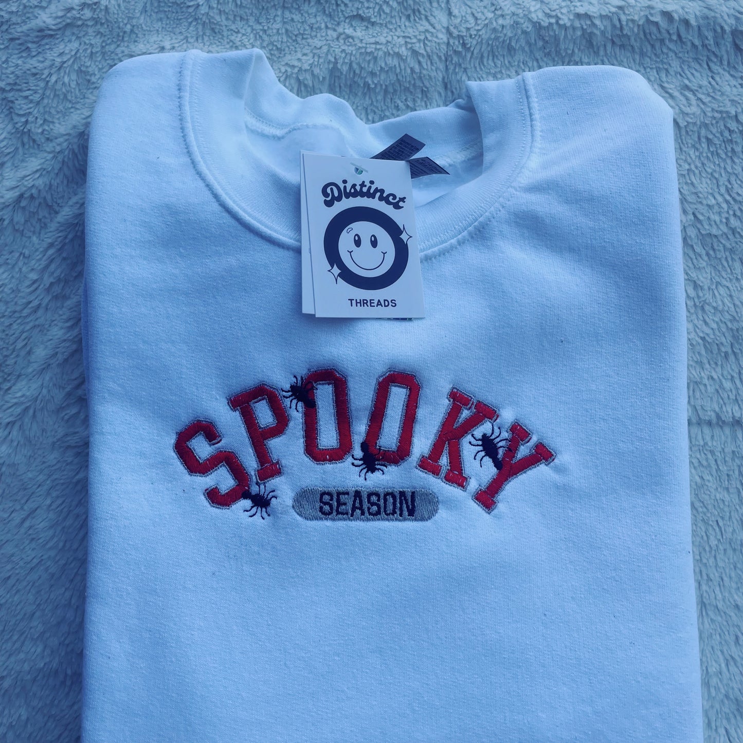 Spooky Season Embroidered Crewneck Sweatshirt