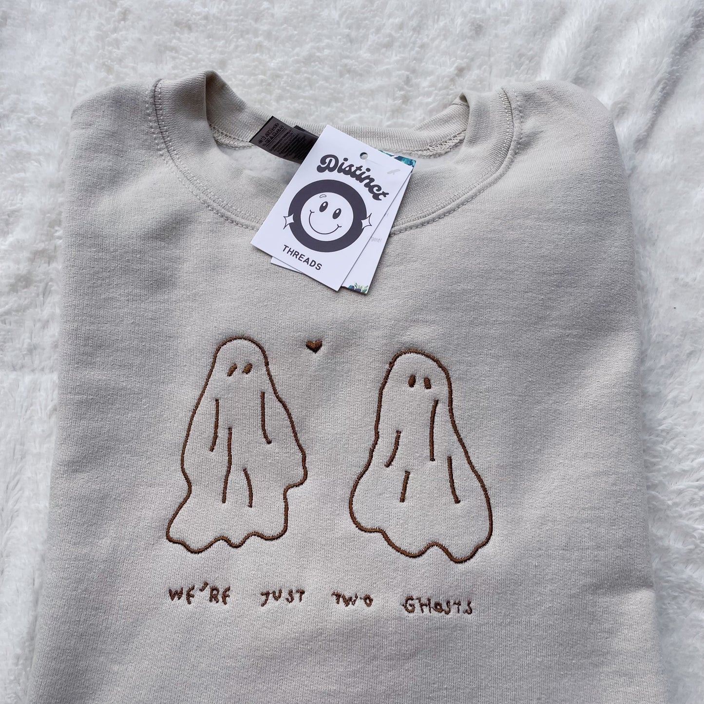 We're Just Two Ghosts Harry Styles Embroidered Crewneck Sweatshirt