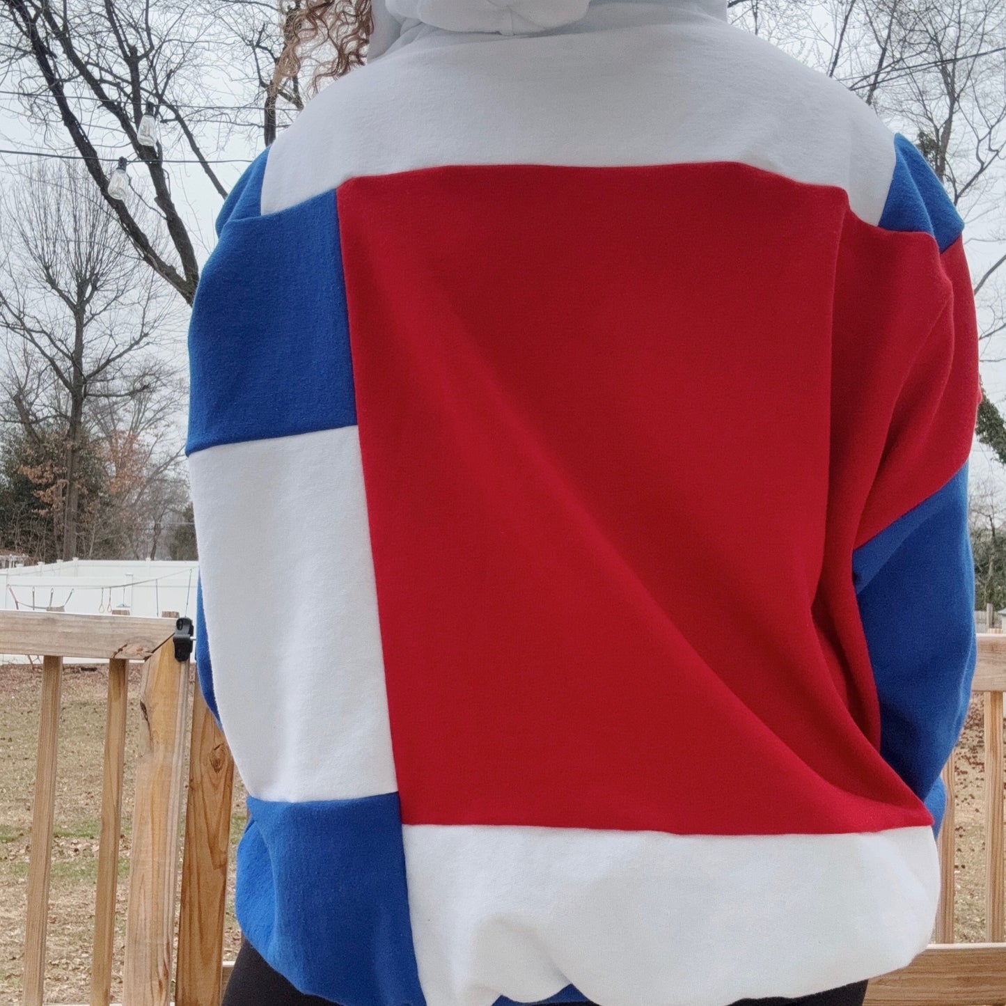 Sixers Patchwork Hoodie - Size XS-2XL