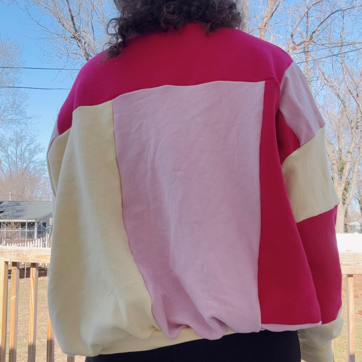 SubSmile Patchwork Crewneck - Size XS-2XL