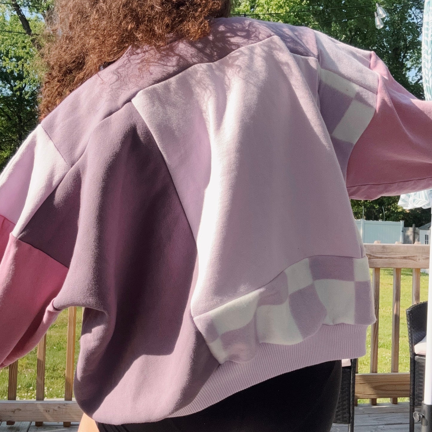 Barbie Girl Patchwork Crew - Size S-2XL