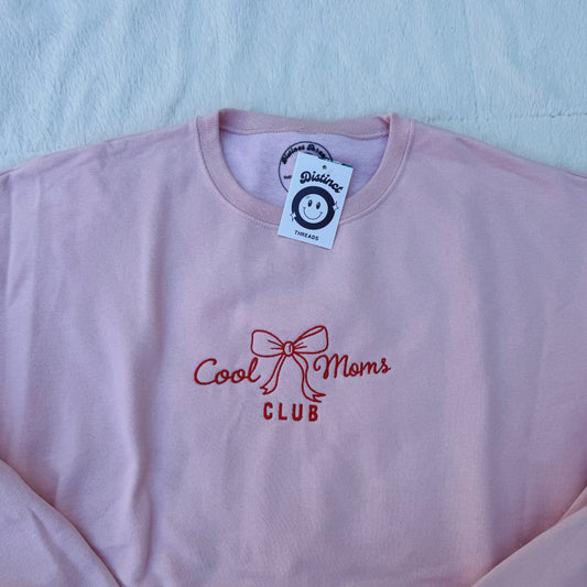 Cool Moms Club Ready To Ship Embroidered Crew - Size XL