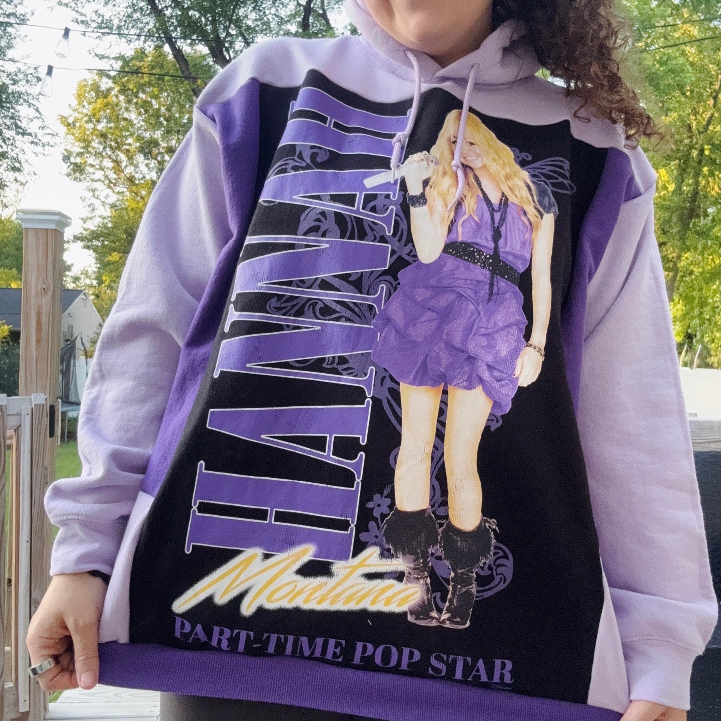 Part-Time Popstar Patchwork Hoodie - Size S-XL