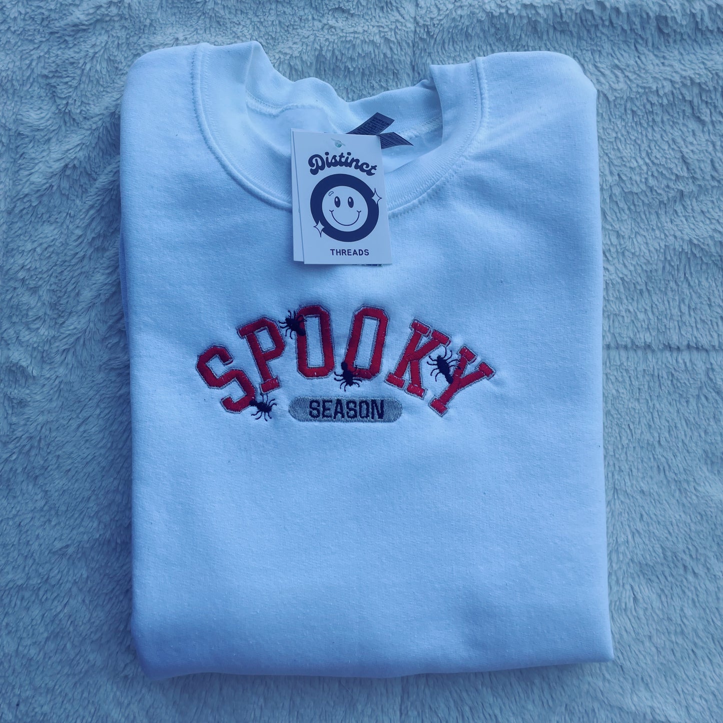 Spooky Season Embroidered Crewneck Sweatshirt