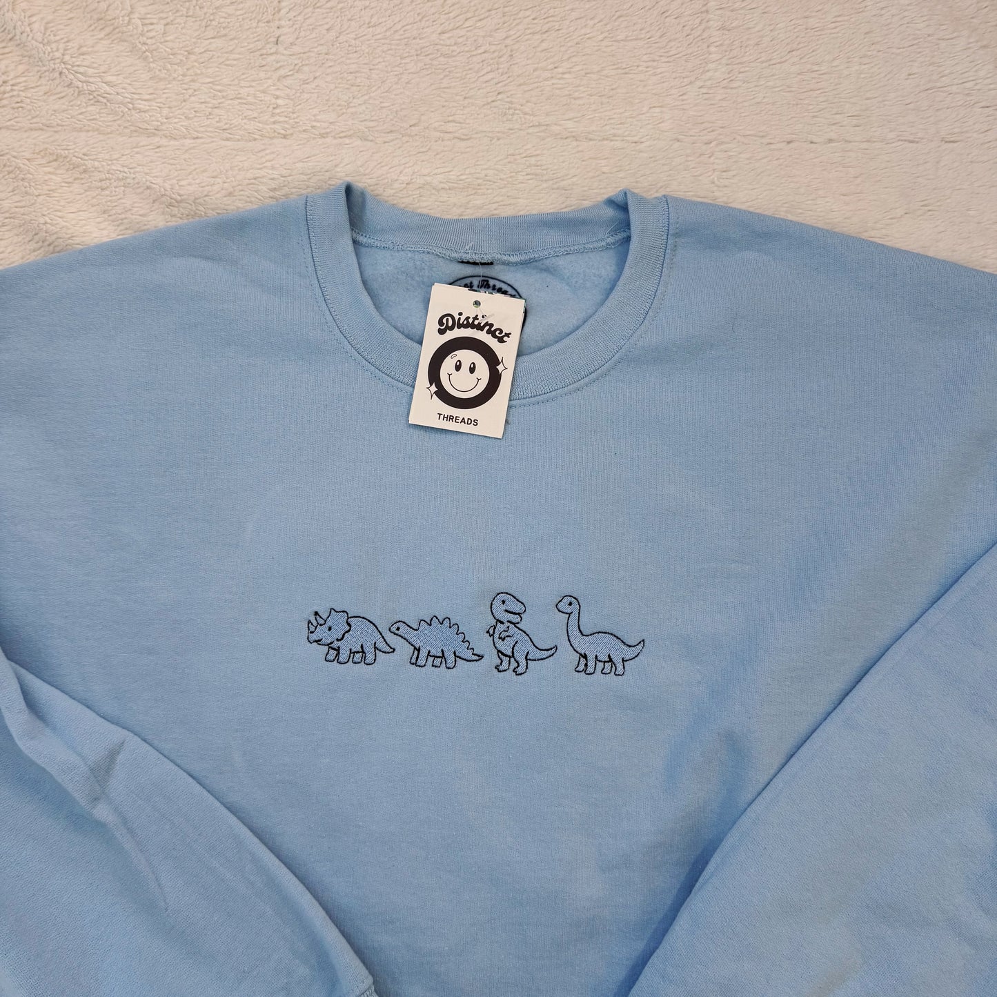 Baby Dinos Ready To Ship Embroidered Crew - Size XL