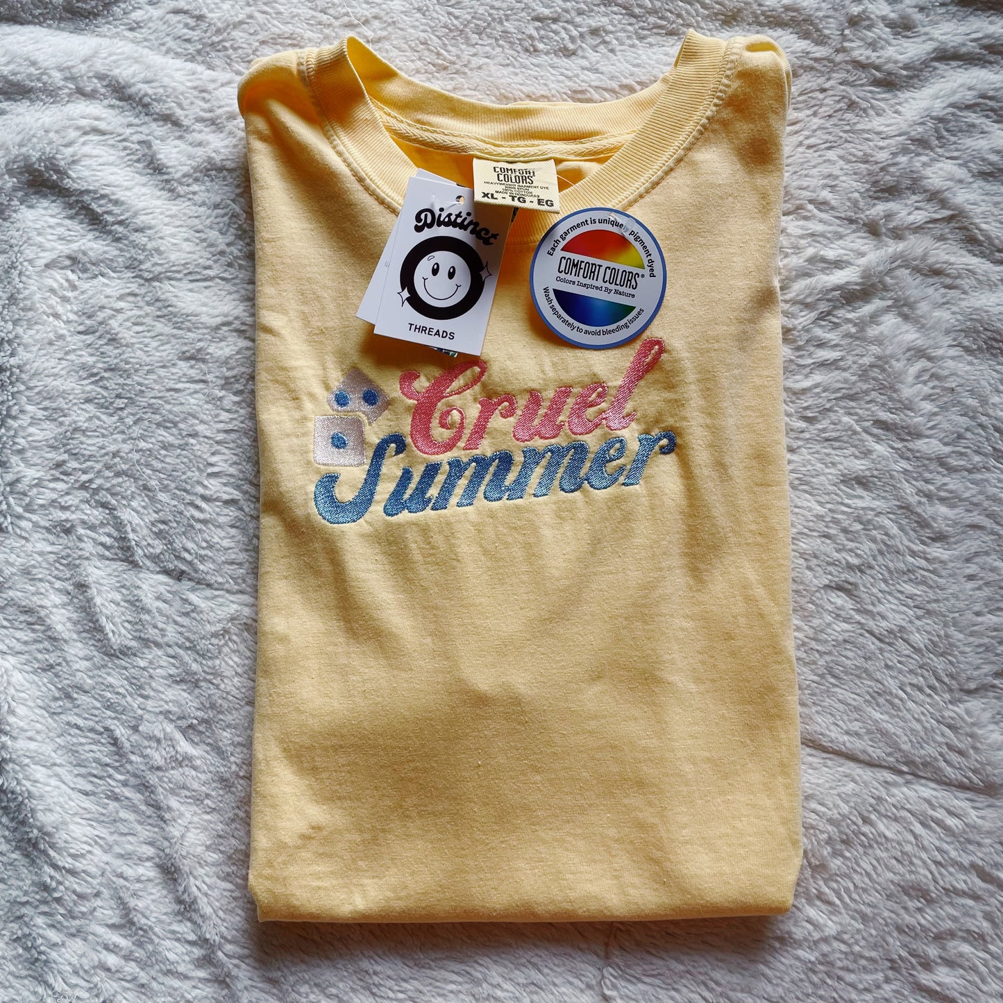 Cruel Summer Taylor Inspired Embroidered T-Shirt