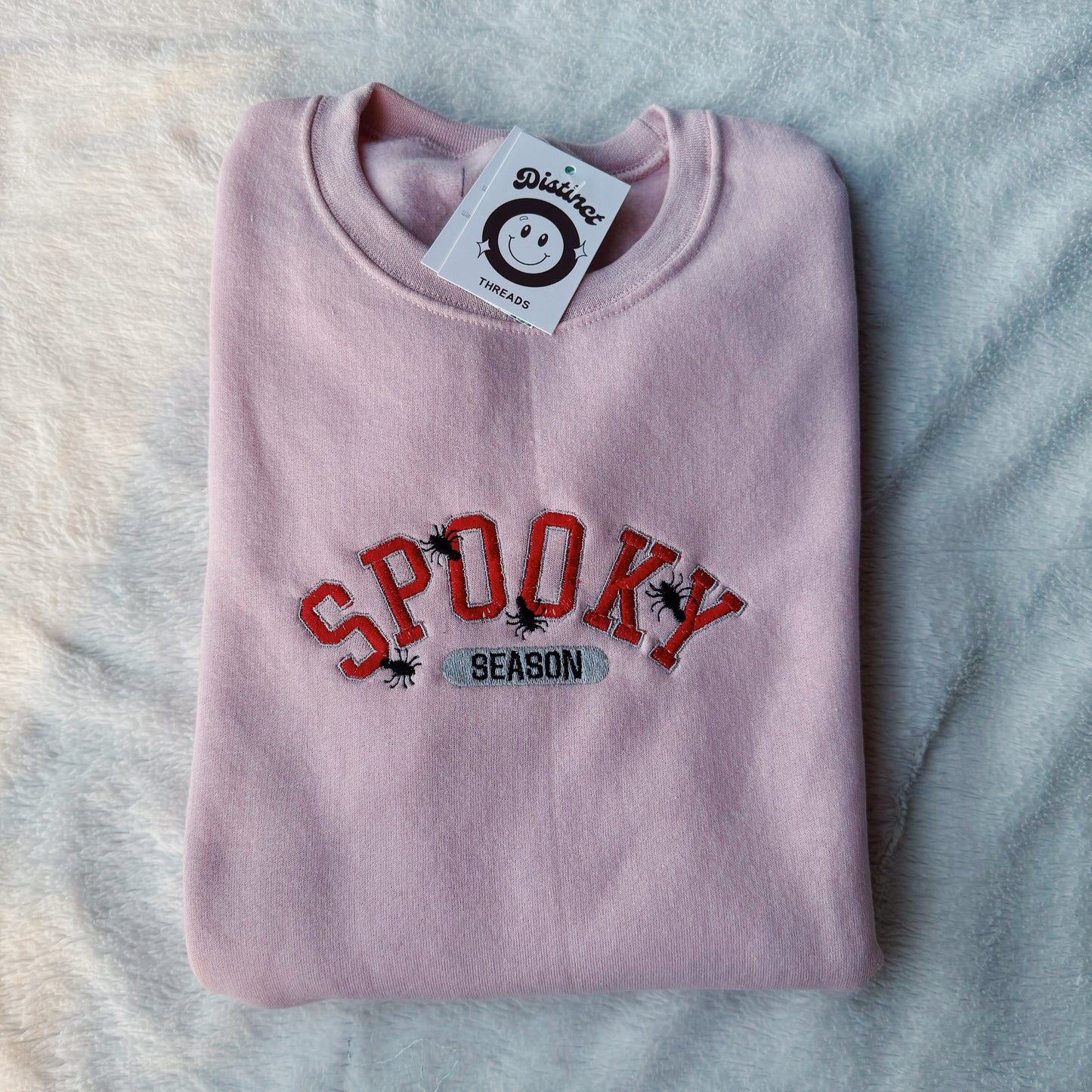 Spooky Season Embroidered Crewneck Sweatshirt