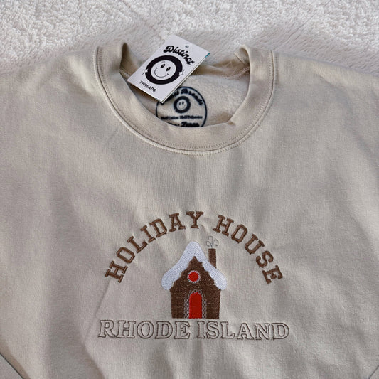 Holiday House Ready To Ship Embroidered Crew - Size Large