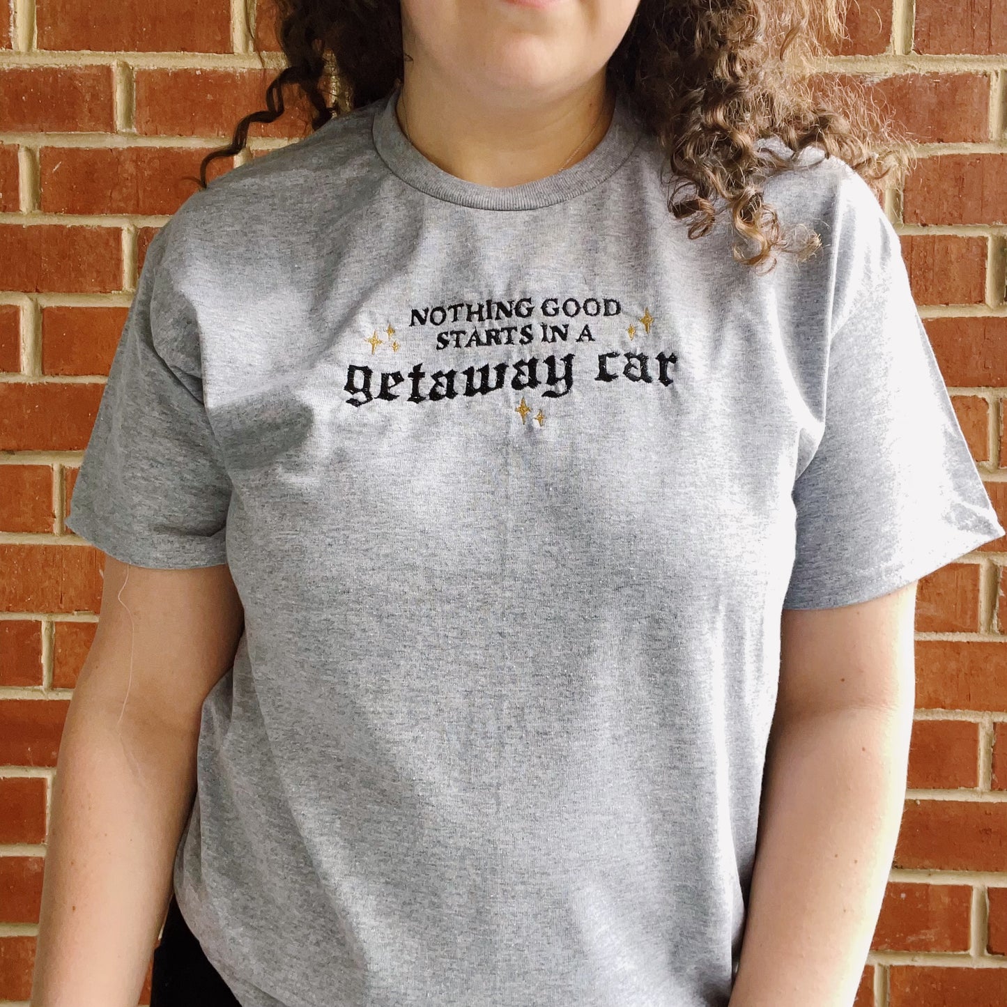 Getaway Car Taylor Inspired Embroidered T-Shirt