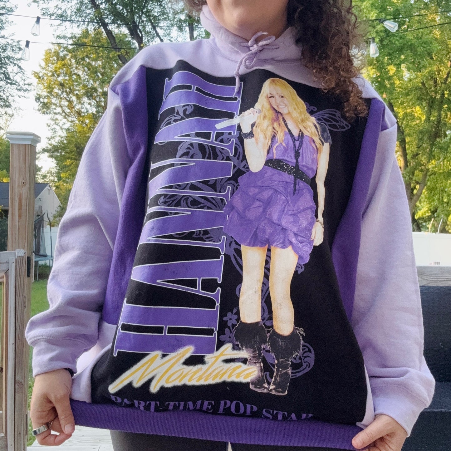 Part-Time Popstar Patchwork Hoodie - Size S-XL