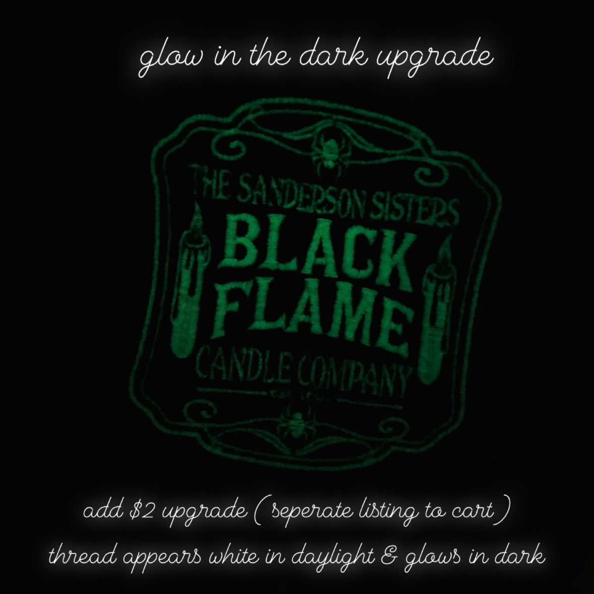 Black Flame Candy Co Embroidered Crewneck Sweatshirt