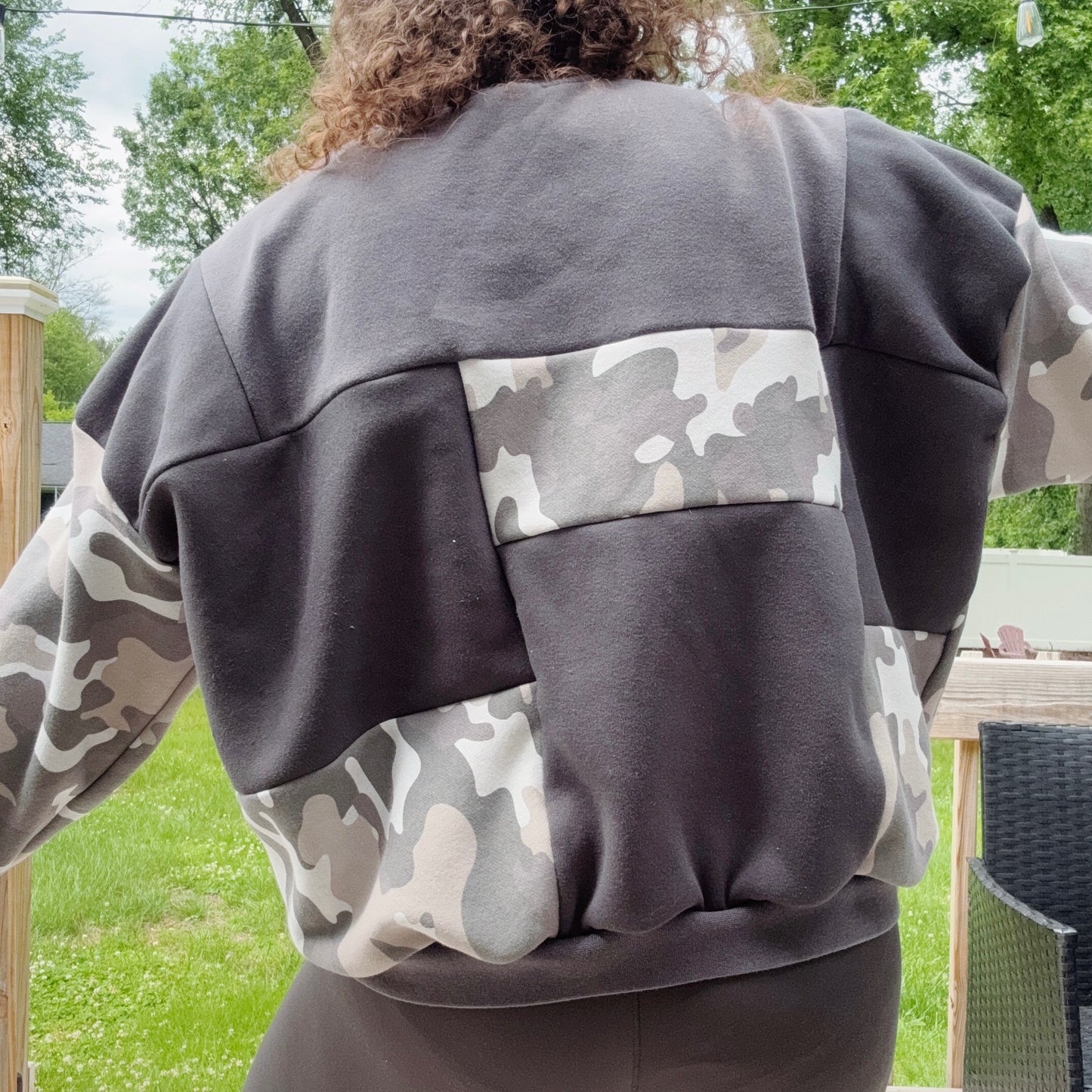 Everyone Watches Women's Sports Patchwork Crew - Size S-2XL