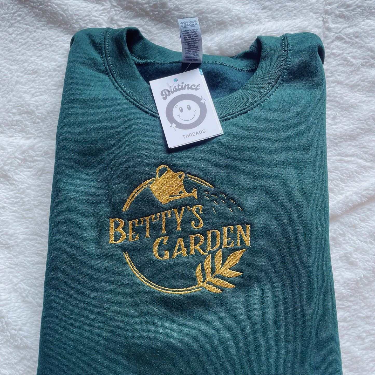 Betty's Garden Taylor Inspired Embroidered Crewneck Sweatshirt