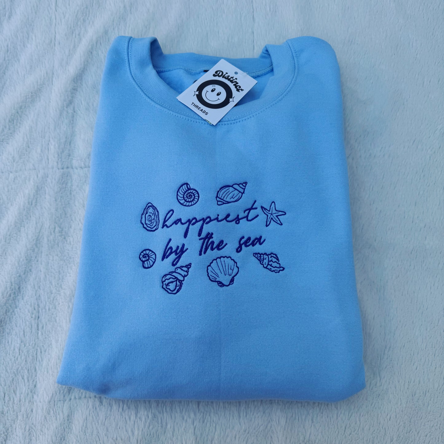 Happiest By The Sea Crewneck Sweatshirt